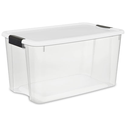 Sterilite Ultra Latch Box with Lids for Home and Office, 116 Quart, 4-Pack