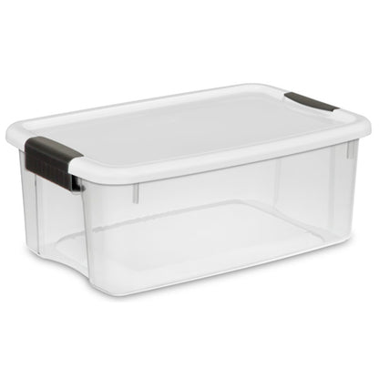 Sterilite Ultra Latch Box with Lids for Home and Office, 116 Quart, 4-Pack