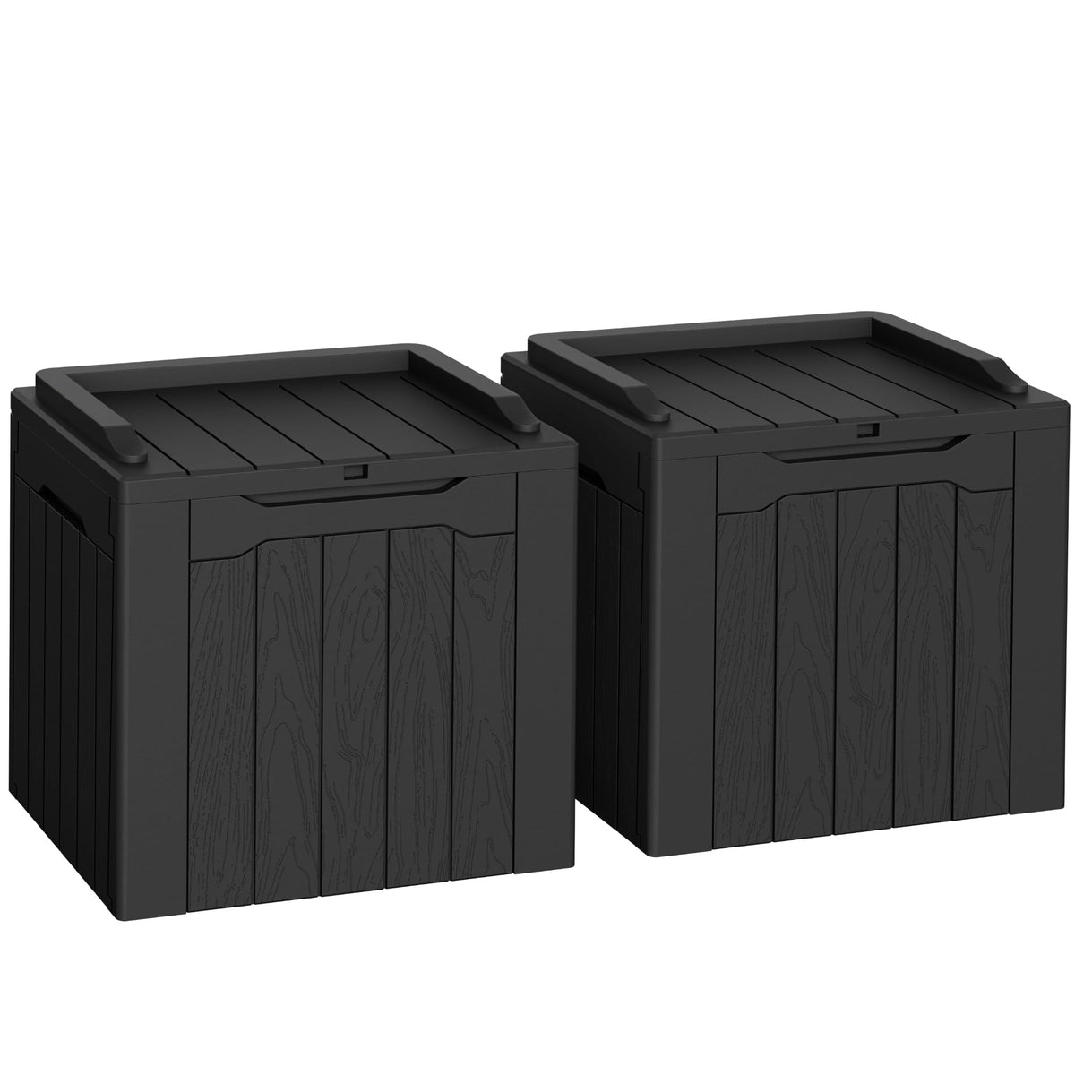 Flamaker Outdoor Storage Box 80 Gallon Resin Waterproof Deck Box