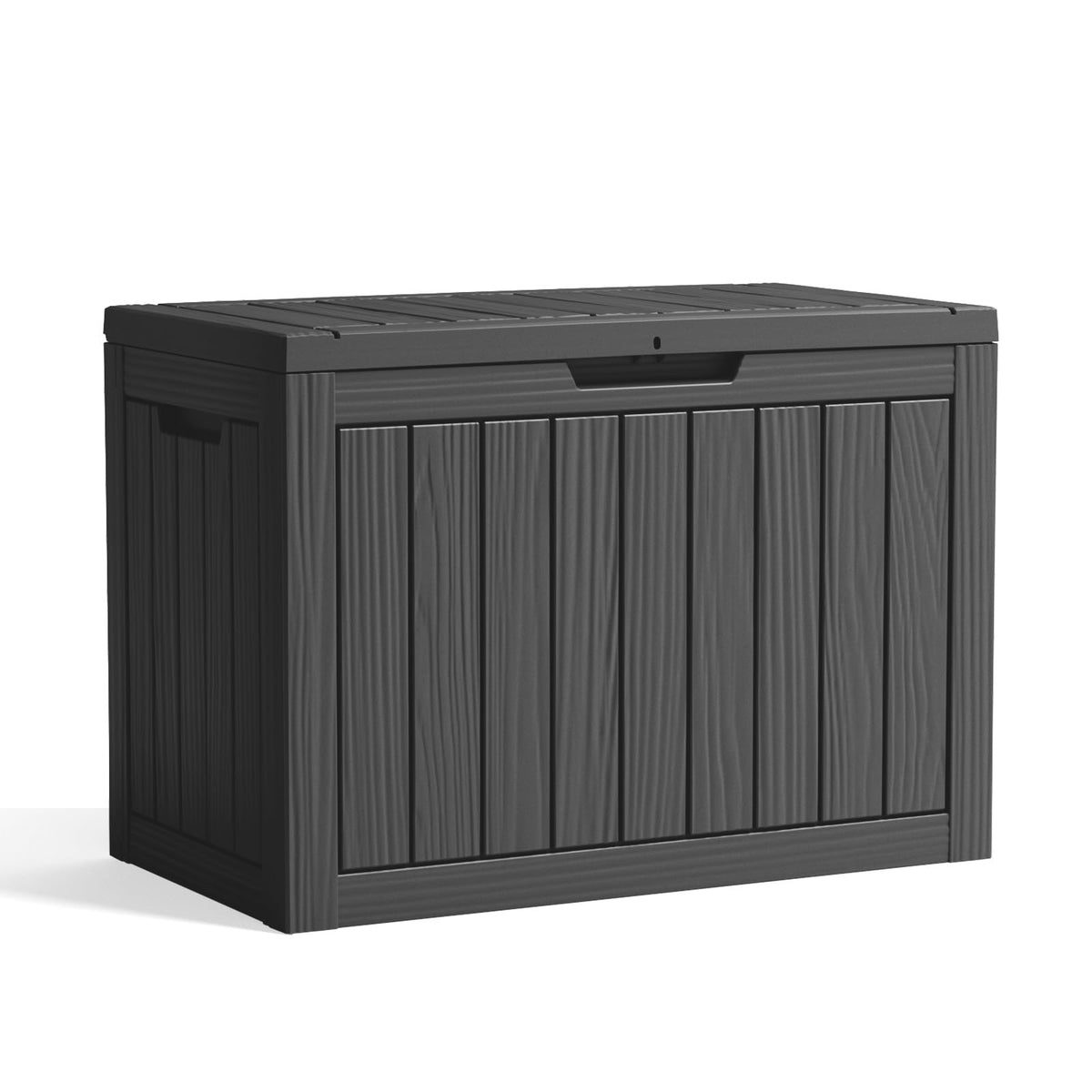 DRATO 135 Gallon Deck Boxes Outdoor Waterproof Storage Box with Wheels