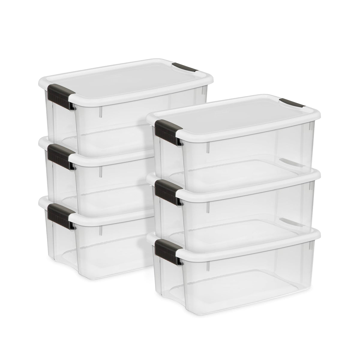 Sterilite Ultra Latch Box with Lids for Home and Office, 116 Quart, 4-Pack
