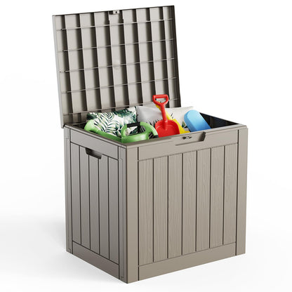 EasyUp 50 Gallon Outdoor Storage Box Waterproof Lockable Deck Boxes