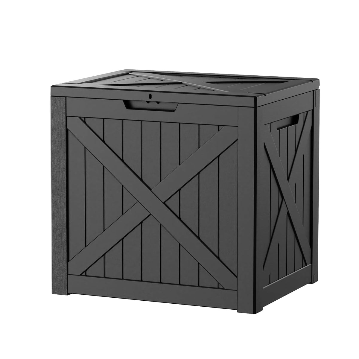 EasyUp 50 Gallon Outdoor Storage Box Waterproof Lockable Deck Boxes