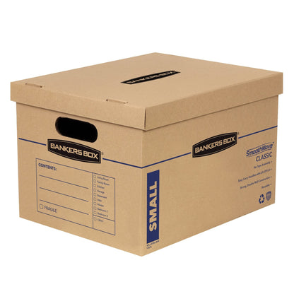 Bankers Box 10-Pack Small Classic Moving Boxes with Reinforced Handles