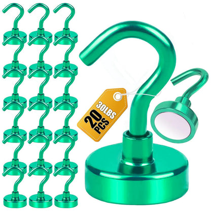 DIYMAG Magnetic Hooks 20pcs 30lbs+ Cruise Essentials 2026 Magnet Hook