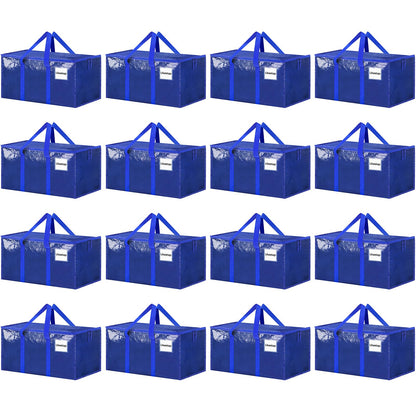 ukeetap 8 Pack Extra Large Clothes Storage Bins with Lids, Clear
