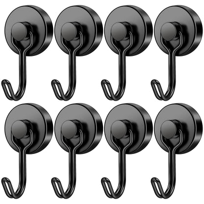 FINDMAG Magnetic Hooks for Cruise Cabins, 6 Pack 30 LB+ Magnet Hooks