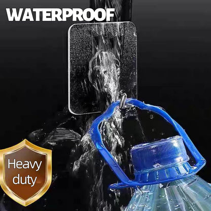 DDMY Clear Adhesive Hooks Heavy Duty Walls Hook 36 Pack for Hanging