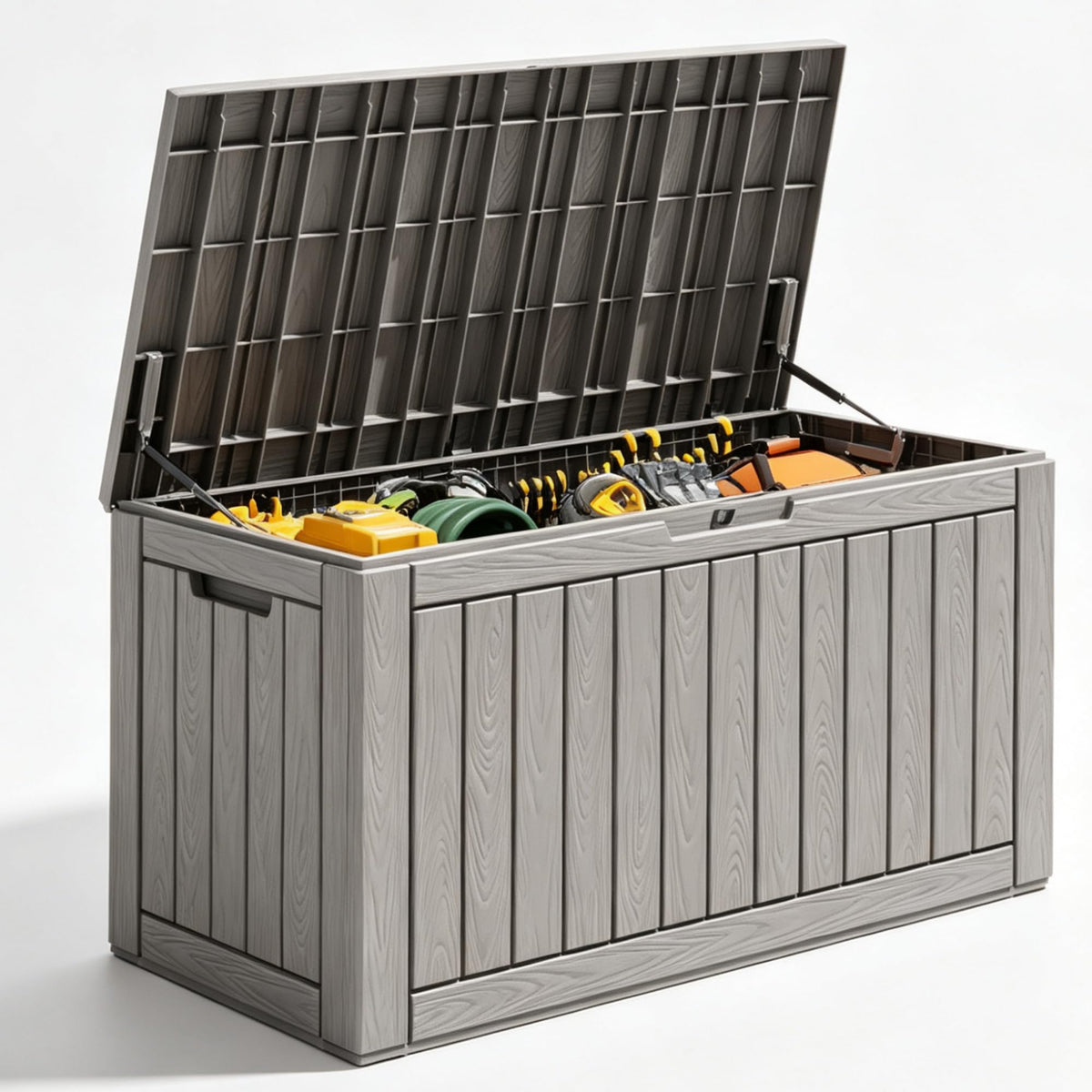 KAMABOKO Outdoor Storage Box, 150 Gallon Deck Box Outdoor Waterproof