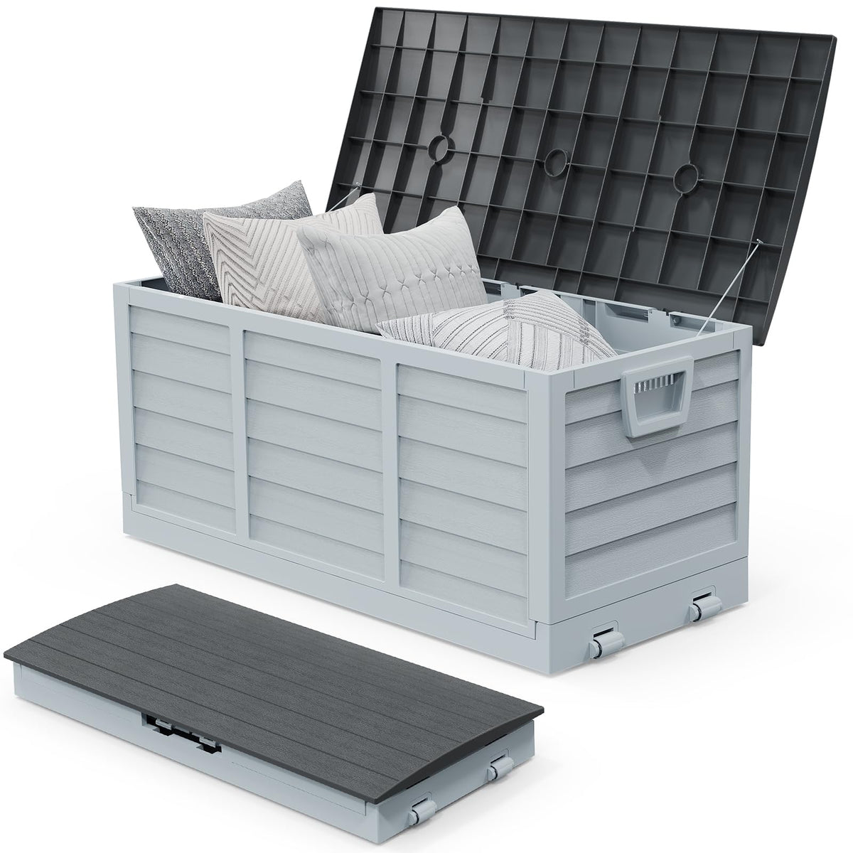 VINGLI 75 Gallon collapsible Outdoor Storage Box
