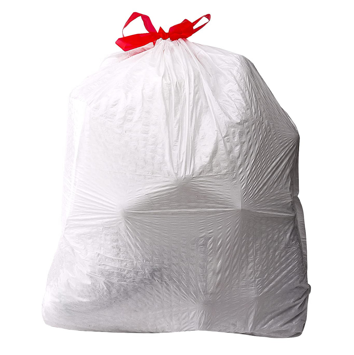 Amazon Basics Flextra Tall Kitchen Drawstring Trash Bags, 13 Gallon, 120 Count
