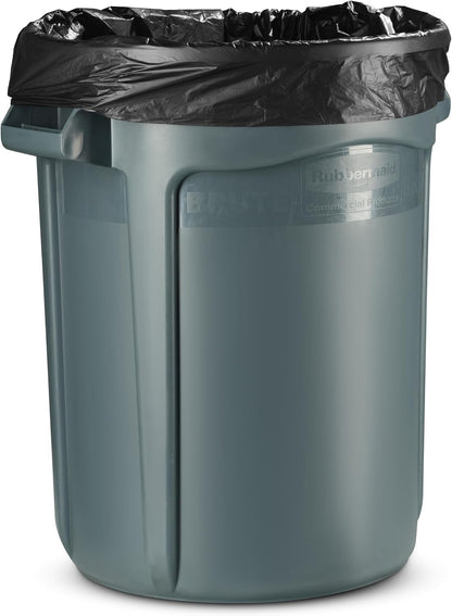 55-60 Gallon Trash Bags Heavy Duty, Bulk 150 Pack Large Black, Made in USA