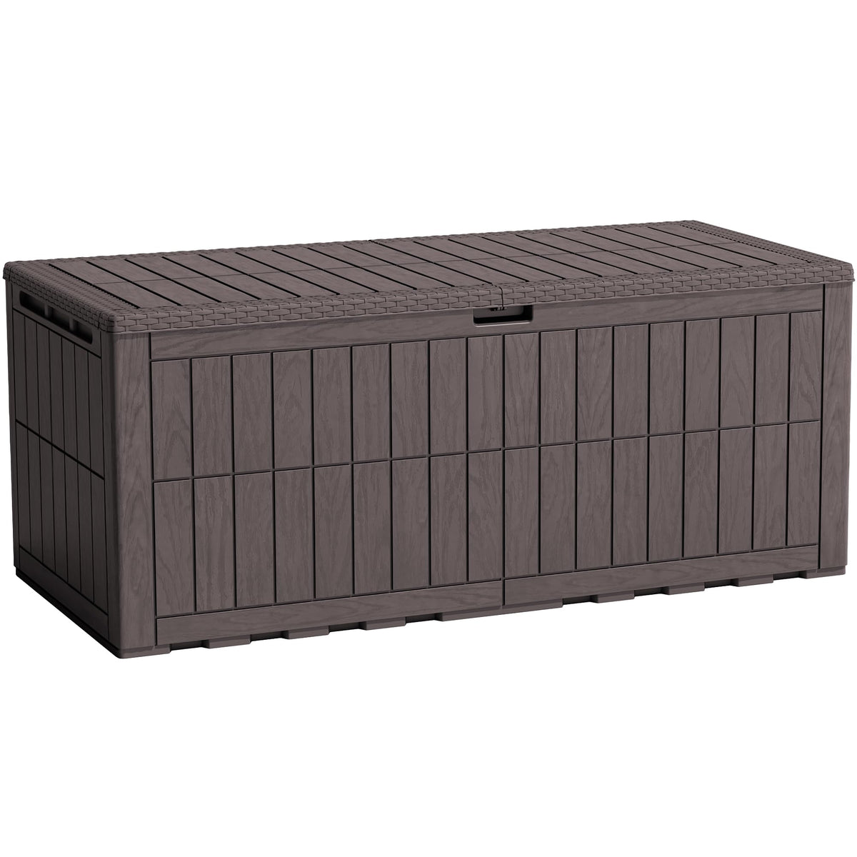 Flamaker Outdoor Storage Box 80 Gallon Resin Waterproof Deck Box