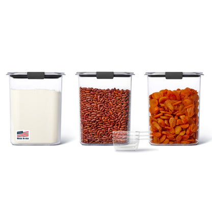 Rubbermaid Brilliance Pantry Airtight Food Storage Container, BPA-Free 7.8 Cup, Ideal for Brown Sugar - Efficient, Leak-Proof and Dishwasher-safe