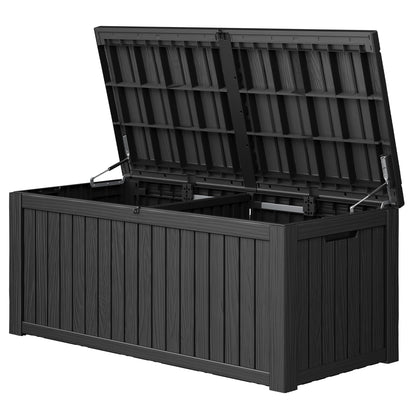 KAMABOKO Outdoor Storage Box, 150 Gallon Deck Box Outdoor Waterproof