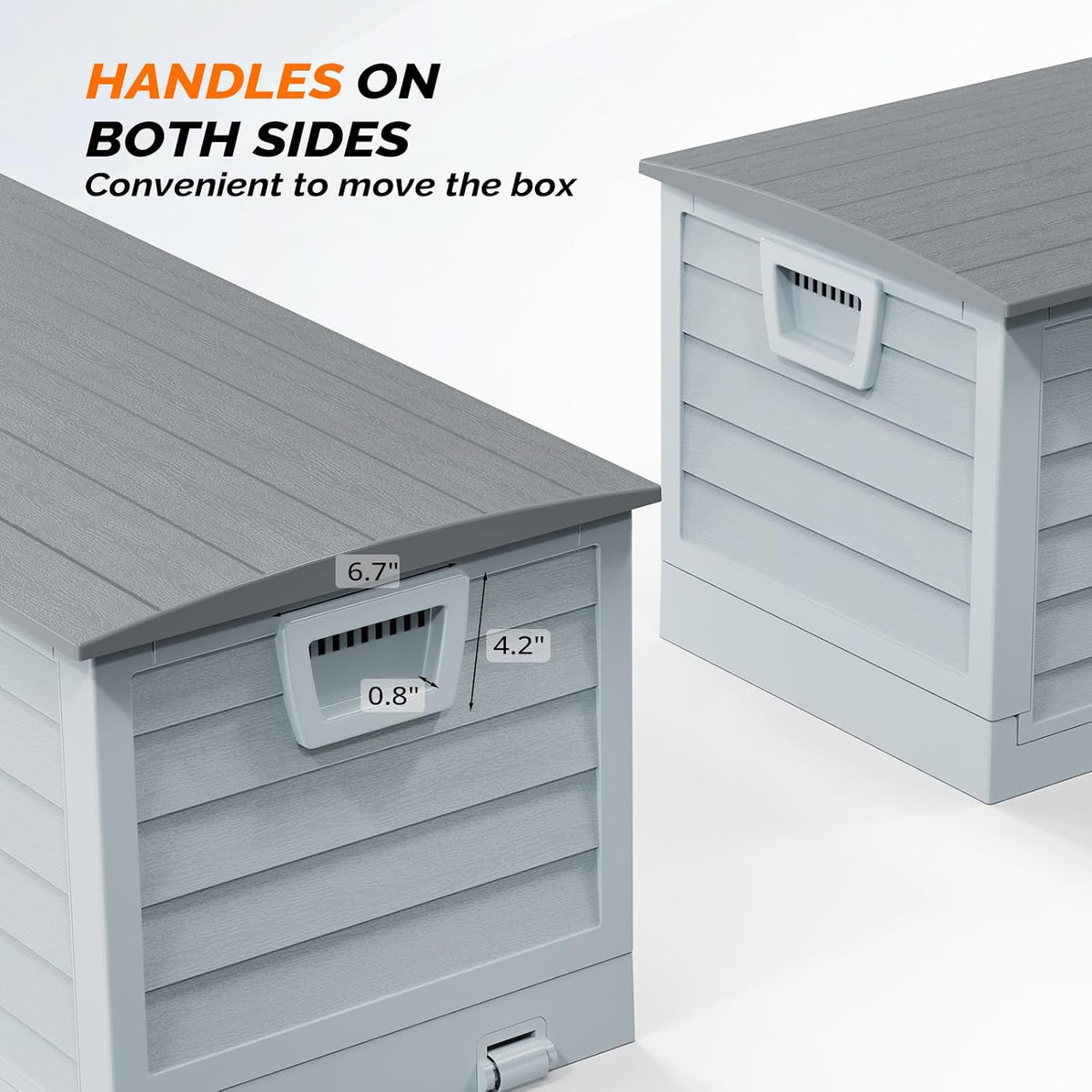 VINGLI 75 Gallon collapsible Outdoor Storage Box
