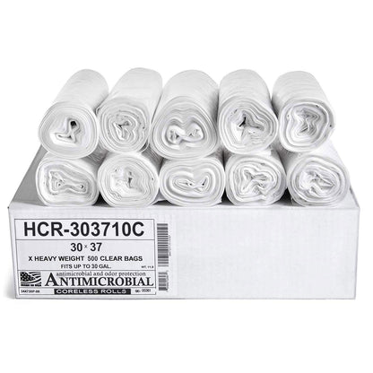 Aluf Plastics 60 Gal Black Trash Bags, 22 Micron (EQ.), 38" x 60" (150 Pk)