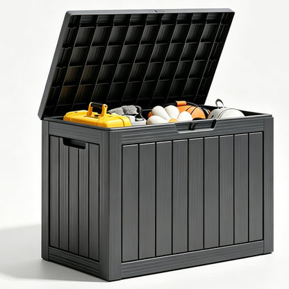 KAMABOKO Outdoor Storage Box, 150 Gallon Deck Box Outdoor Waterproof