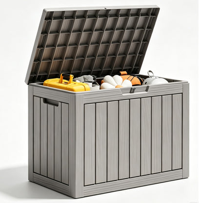 KAMABOKO Outdoor Storage Box, 150 Gallon Deck Box Outdoor Waterproof