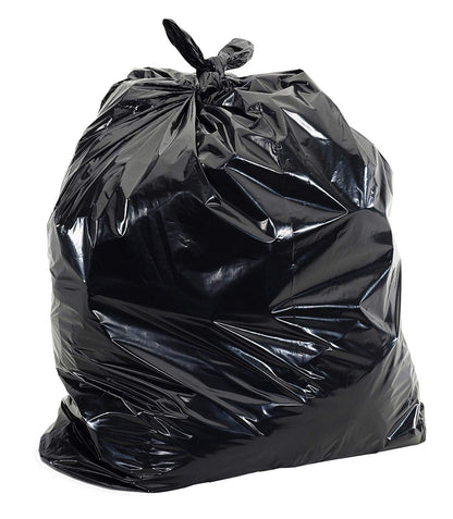 Aluf Plastics 55 Gallon Trash Bags Heavy Duty - (Huge) - 2.0 MIL Thick (equiv) - 38" x 58" - Garbage Bags for Toter, Contractors, Lawn, Leaf, Yard Waste, Kitchen, Industrial, Black, 50 Pack