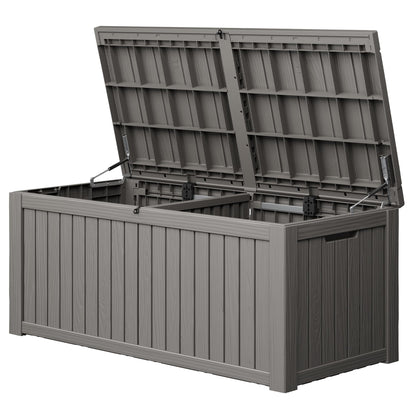 KAMABOKO Outdoor Storage Box, 150 Gallon Deck Box Outdoor Waterproof
