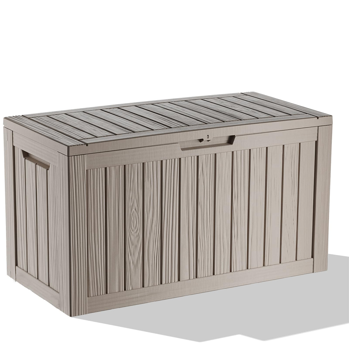 EasyUp 50 Gallon Outdoor Storage Box Waterproof Lockable Deck Boxes