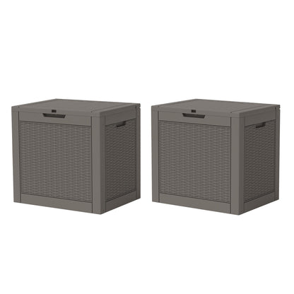 KAMABOKO Outdoor Storage Box, 150 Gallon Deck Box Outdoor Waterproof