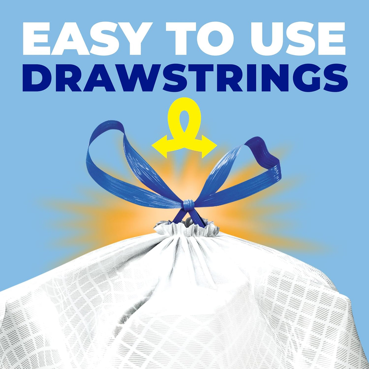 Hefty Ultra Strong Signature Scents 13G Trash Bags, Fresh Clean, 80ct