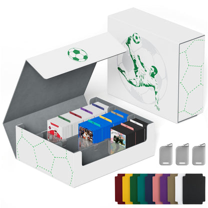 UAONO Trading Card Storage Box Holds 2400+ Cards, Bulk Card Storage