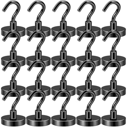 DIYMAG Magnetic Hooks 20pcs 30lbs+ Cruise Essentials 2026 Magnet Hook