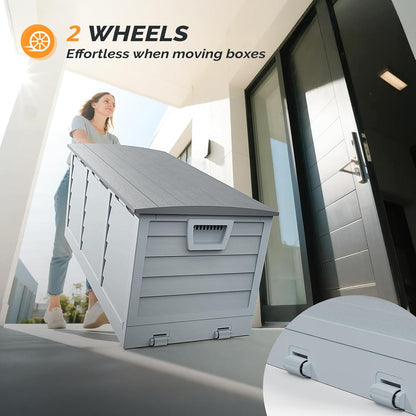 VINGLI 75 Gallon collapsible Outdoor Storage Box
