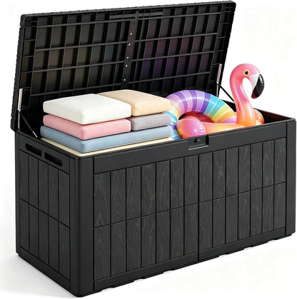 Quictent 100 Gallon Heavy Duty Resin Deck Box