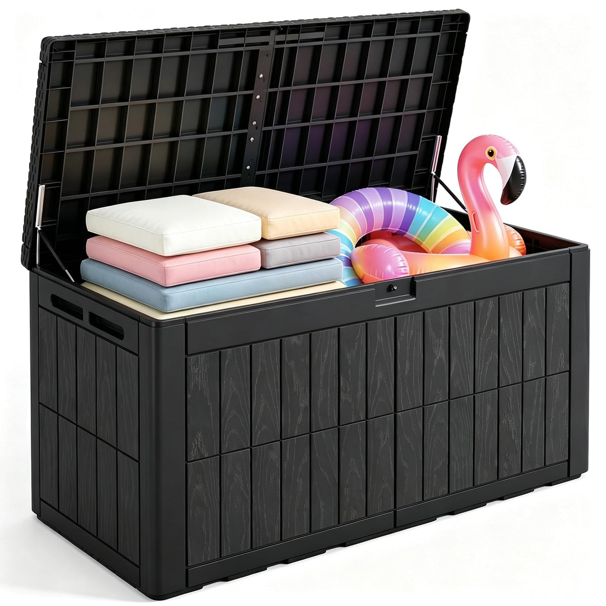 Quictent 100 Gallon Heavy Duty Resin Deck Box