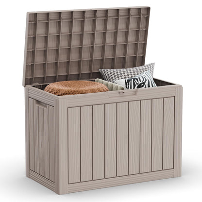 EasyUp 50 Gallon Outdoor Storage Box Waterproof Lockable Deck Boxes