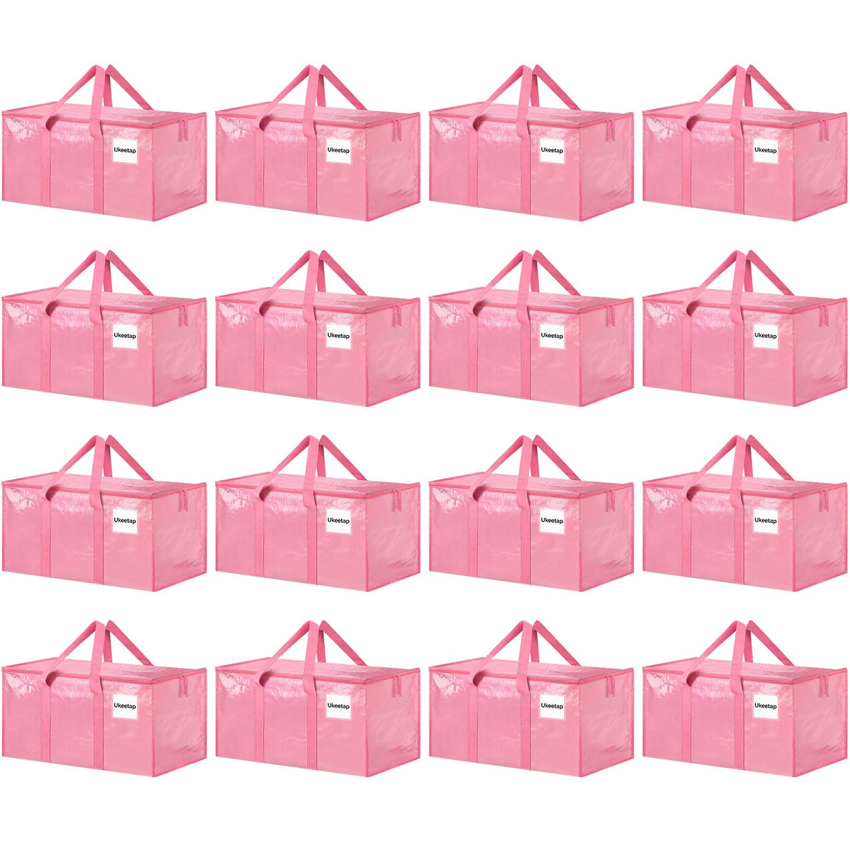 ukeetap 8 Pack Extra Large Clothes Storage Bins with Lids, Clear