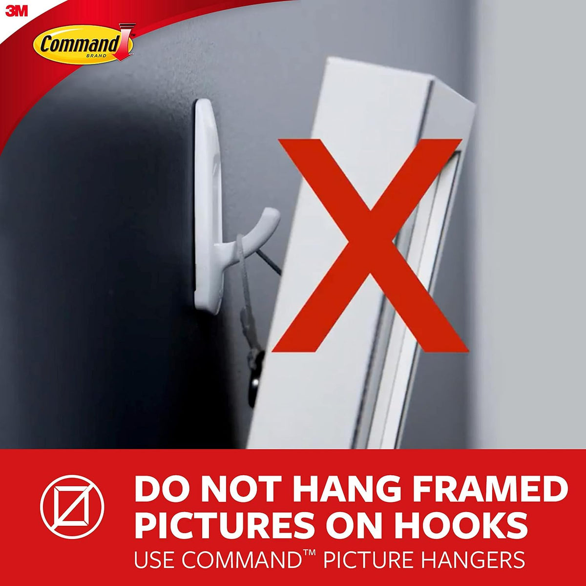 Command Medium White Bath Hooks, 2 Hooks, 4 Strips