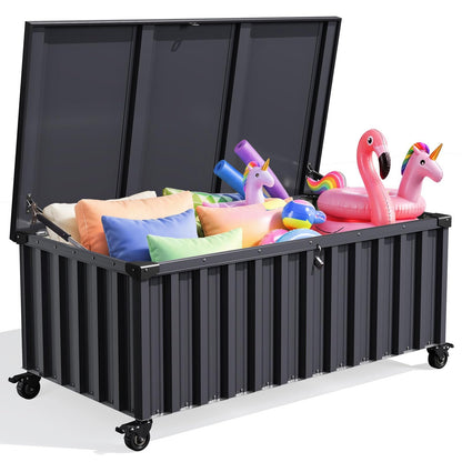 Quictent 100 Gallon Heavy Duty Resin Deck Box