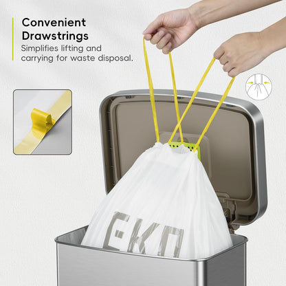 EKO 20 Gallon Extra-Strong XL Tall Kitchen Trash Bags, Code G, 110 ct