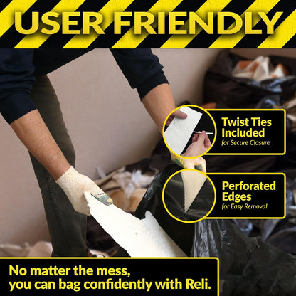 Reli. Contractor Garbage Bags 55 Gallon