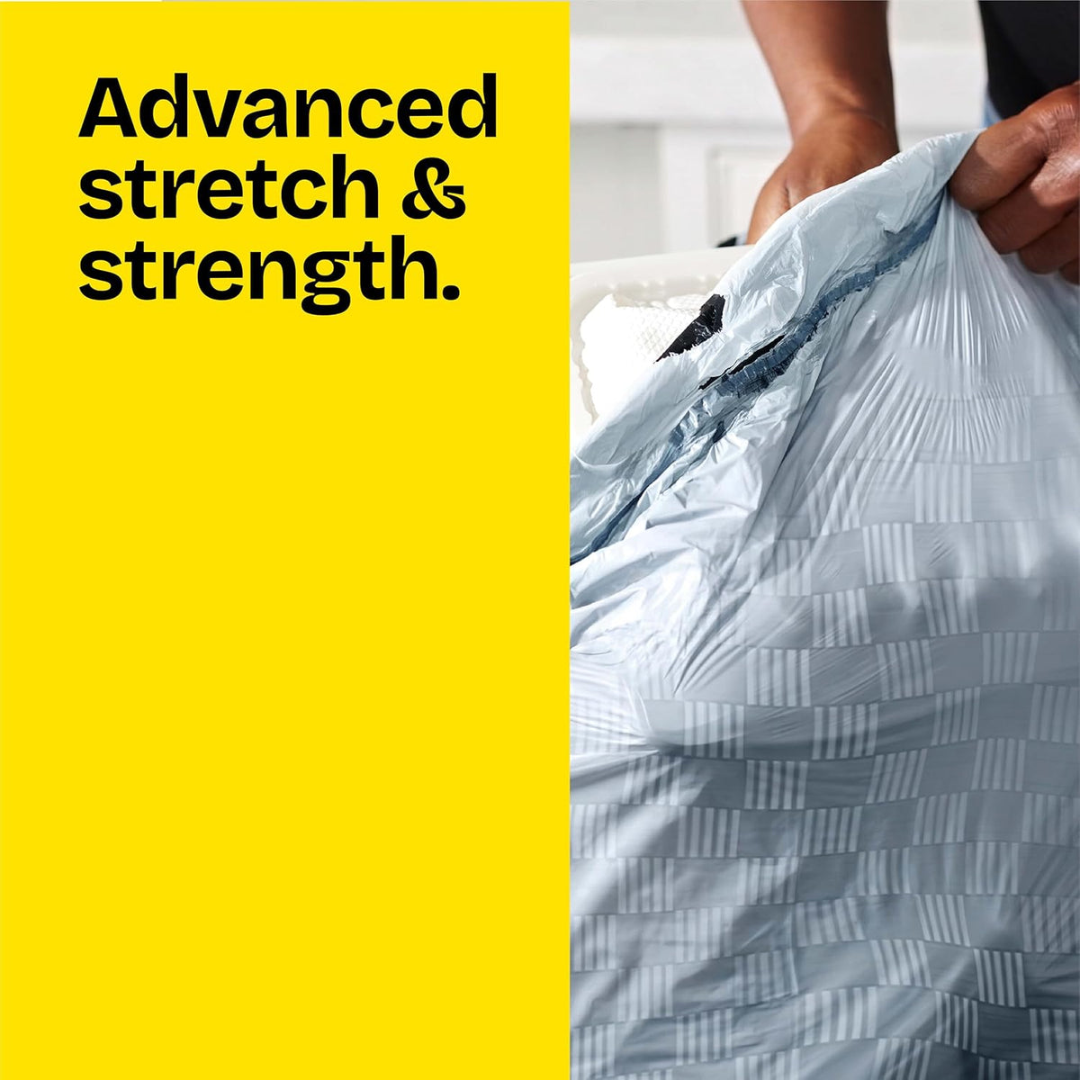 Glad ForceFlex Tall Kitchen Trash Bags, 13 Gallon, Gain Lavender, 40 Count (Package May Vary)
