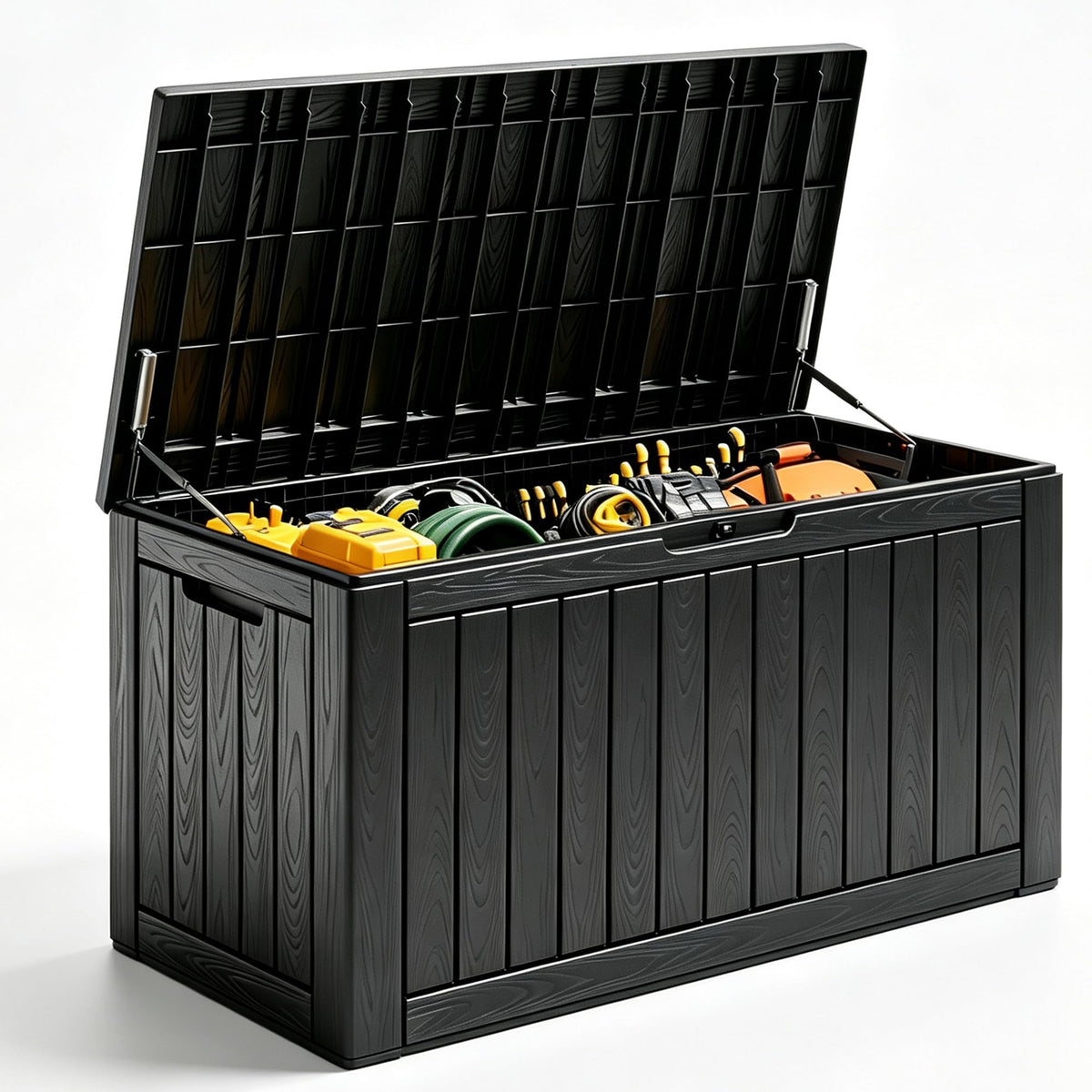KAMABOKO Outdoor Storage Box, 150 Gallon Deck Box Outdoor Waterproof