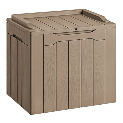 Devoko 78 Gallon Deck Box, Waterproof Resin Outdoor Storage Box
