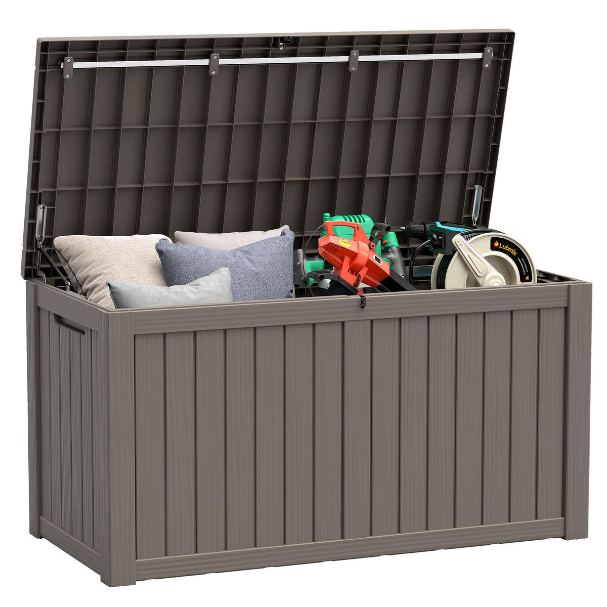 KAMABOKO Outdoor Storage Box, 150 Gallon Deck Box Outdoor Waterproof