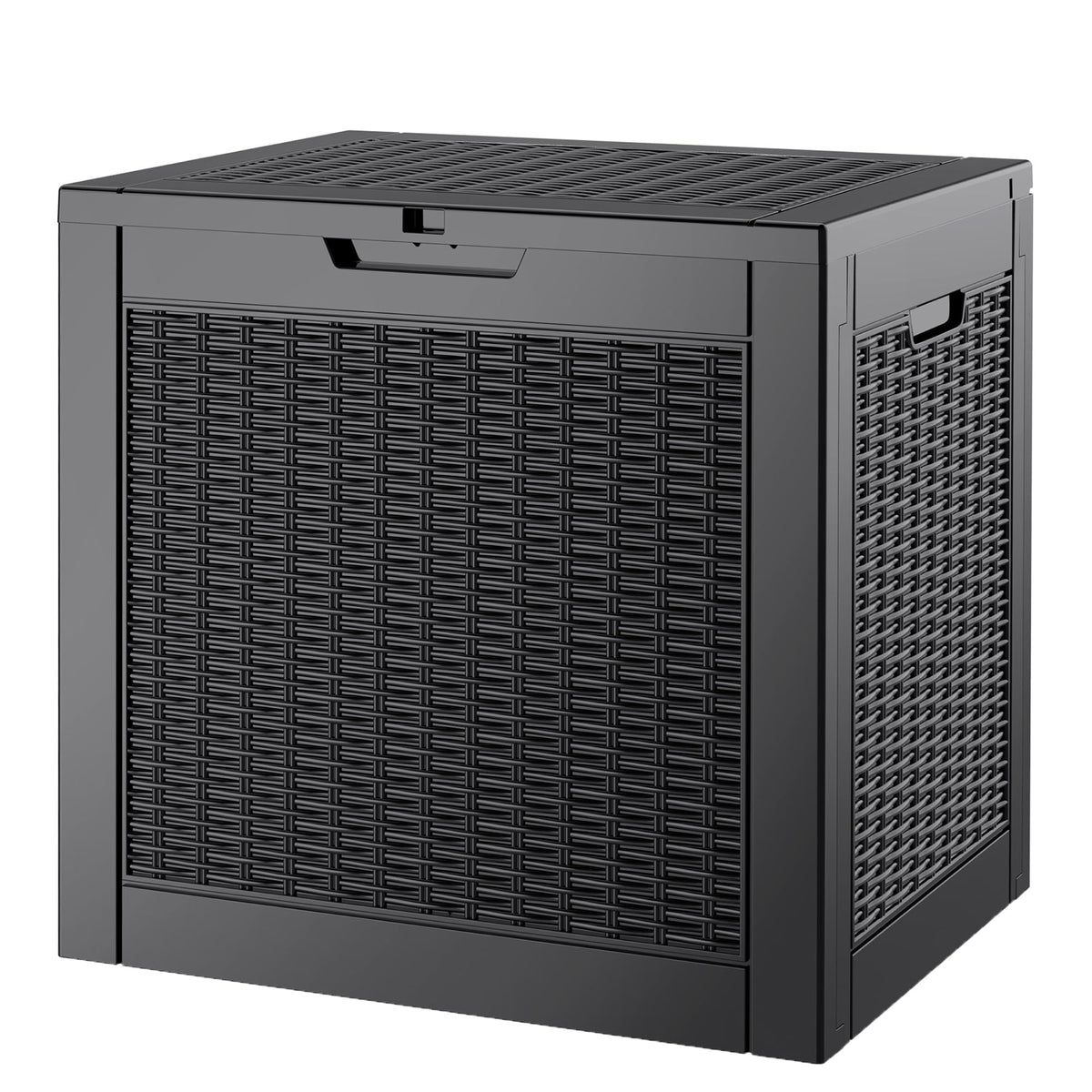 Outdoor Storage Waterproof Deck Box for Patio (45 Gallon, Grey)