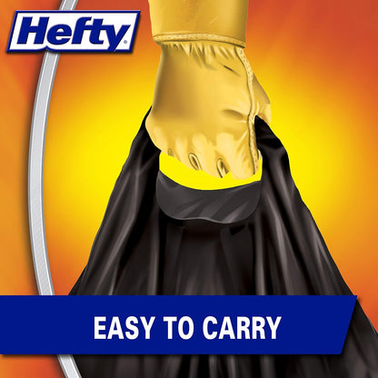 Hefty Load and Carry Contractor 42 Gallon Trash Bags, 3.0 Mil, 26ct