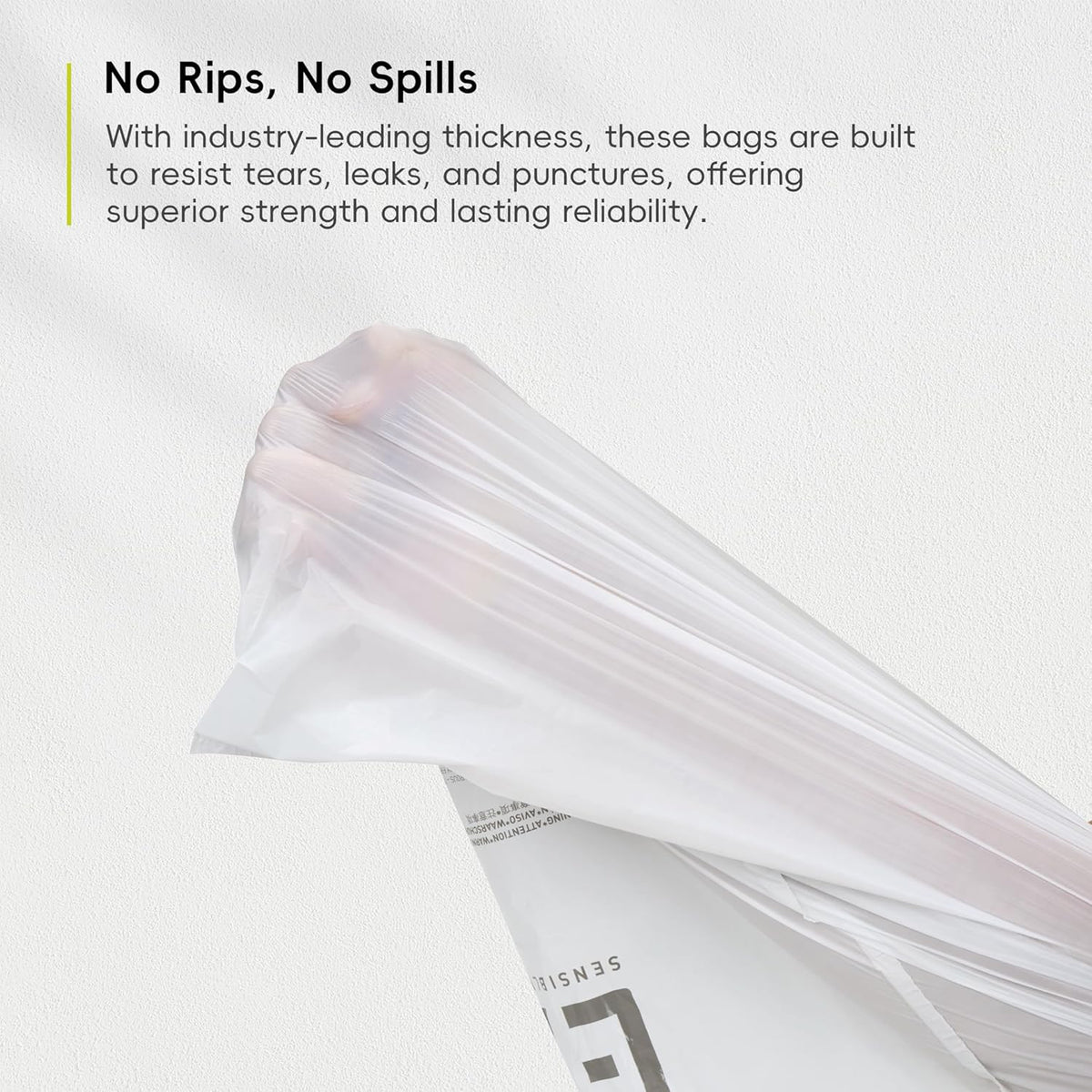 EKO 20 Gallon Extra-Strong XL Tall Kitchen Trash Bags, Code G, 110 ct