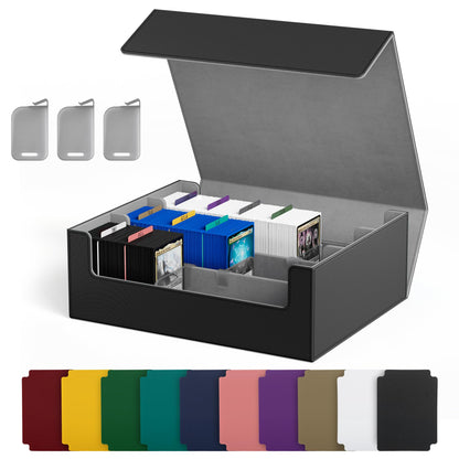 UAONO Trading Card Storage Box Holds 2400+ Cards, Bulk Card Storage