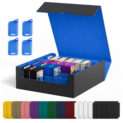 UAONO Trading Card Storage Box Holds 2400+ Cards, Bulk Card Storage