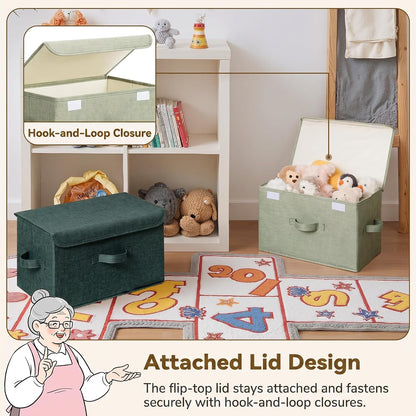 GRANNY SAYS Memory Keepsake Storage Box, Fabric Storage Bins with Lids