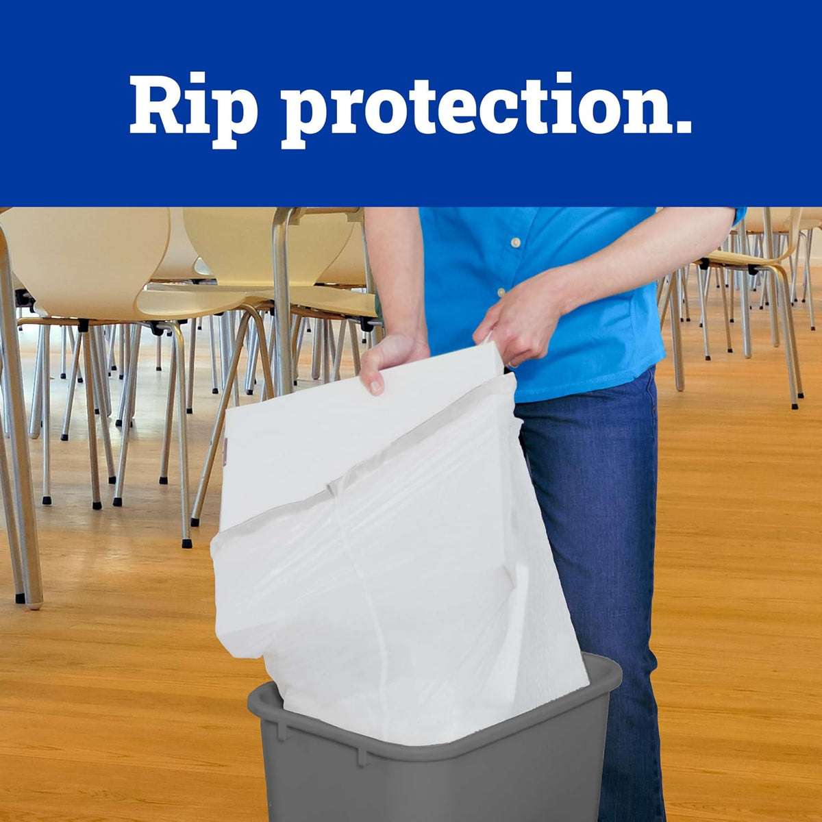 Glad ForceFlex Tall Kitchen Trash Bags, Clorox Pro, 13 Gallon, 100 Count